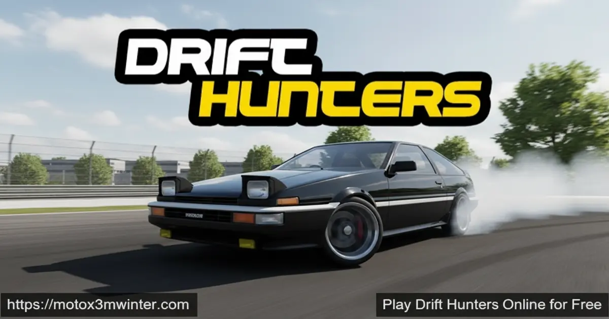 Drift Hunters 3D car drifting game with customized sports cars