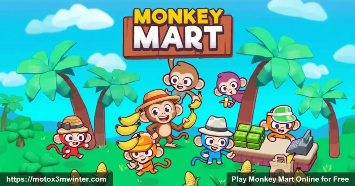 Monkey Mart Gameplay - Managing a busy jungle supermarket with cute animals