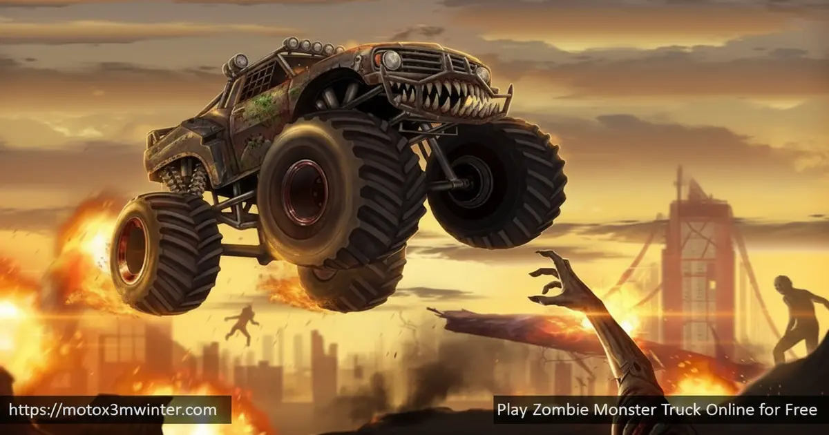 Play Zombie Monster Truck Online for Free